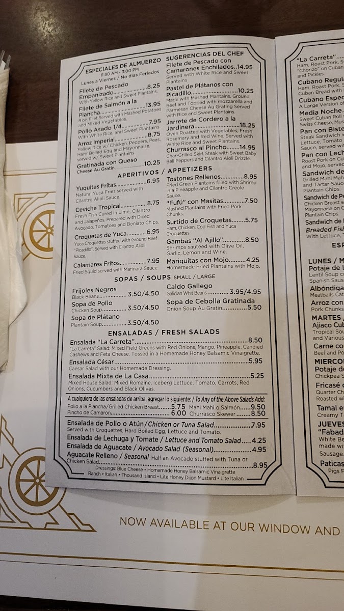 La Carreta Miramar Menu - Image 5